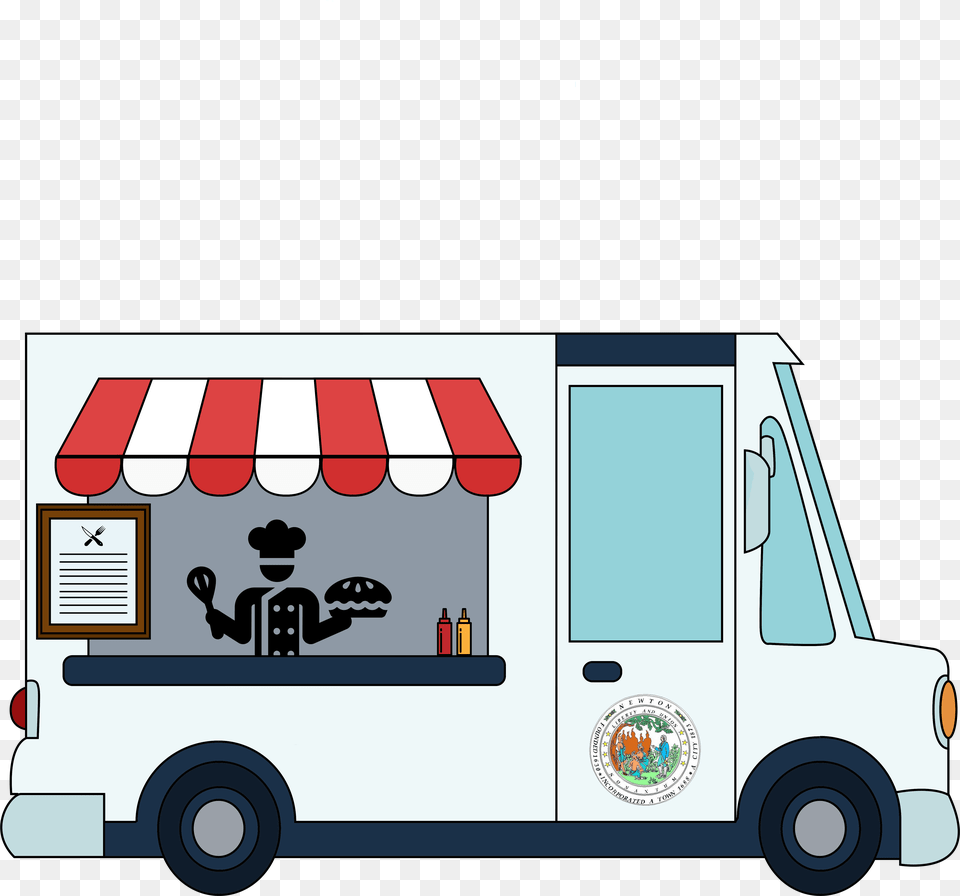 Wells Avenue Food Truck Program Food Truck Clipart, Transportation, Van, Vehicle, Moving Van Free Png