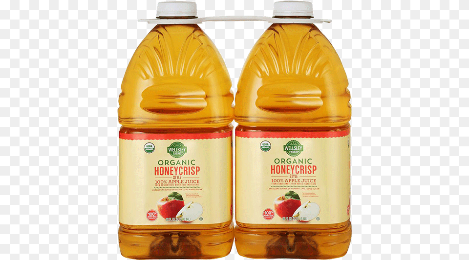 Wellsley Farms Organic Honeycrisp Apple Juice 2 Pk 96 Oz U2022 Thirstyrun Apple Cider, Cooking Oil, Food, Ketchup, Beverage Free Png Download