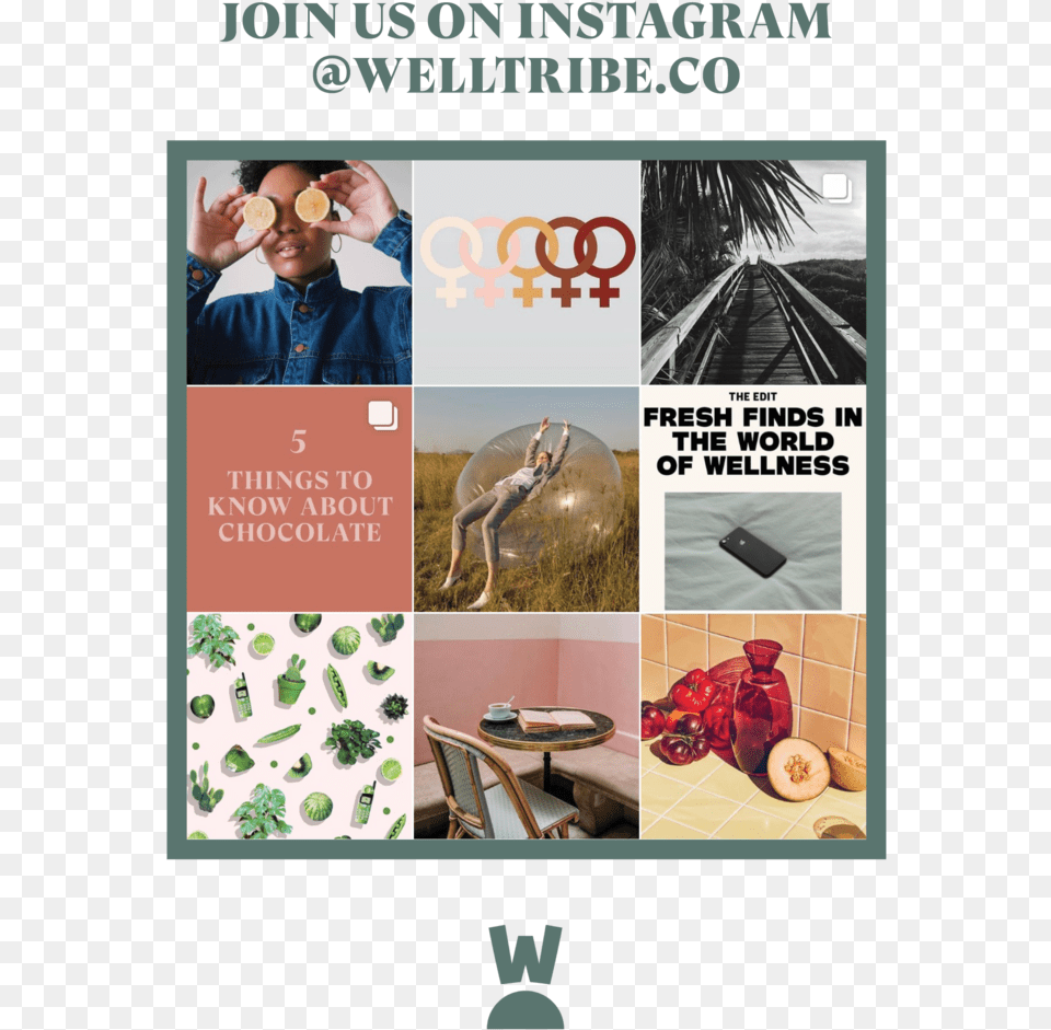 Welltribe Instagram Flyer, Person, Furniture, Publication, Book Png