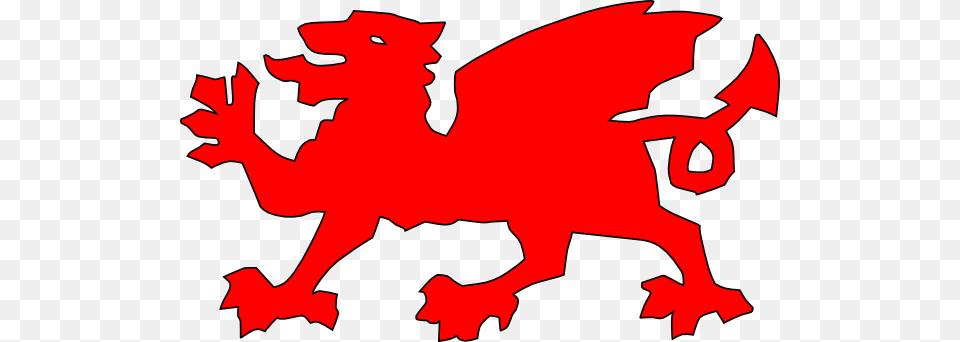 Welsh Dragon Red Clip Art, Animal, Fish, Sea Life, Shark Png