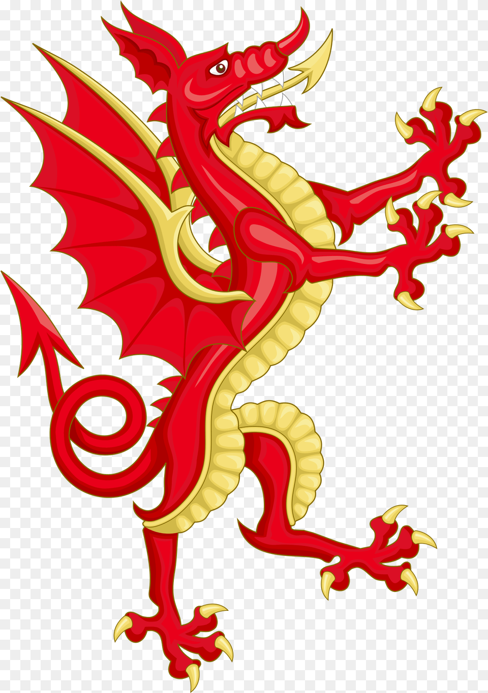 Welsh Dragon War Of The Roses Coat Of Arms, Dynamite, Weapon Png