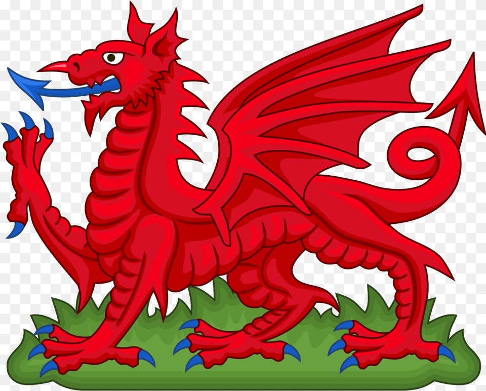 Welsh Flag Dragon Image With No St Day T Shirt Free Png