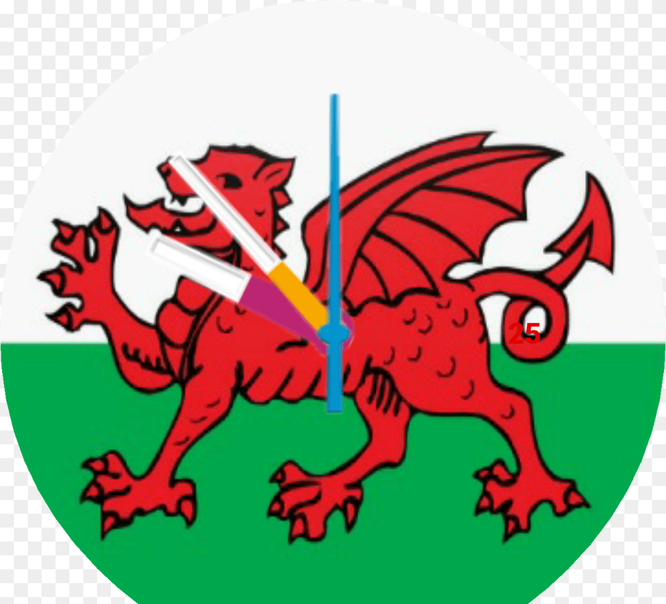 Welsh Flag Watch Face Preview, Dragon Png