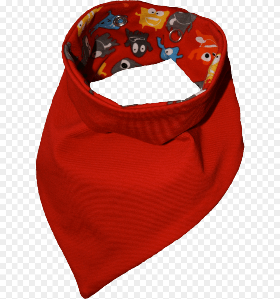 Wendezahntuch Turnable Tooth Bandana Monster Red, Accessories, Headband, Bag, Handbag Free Png Download