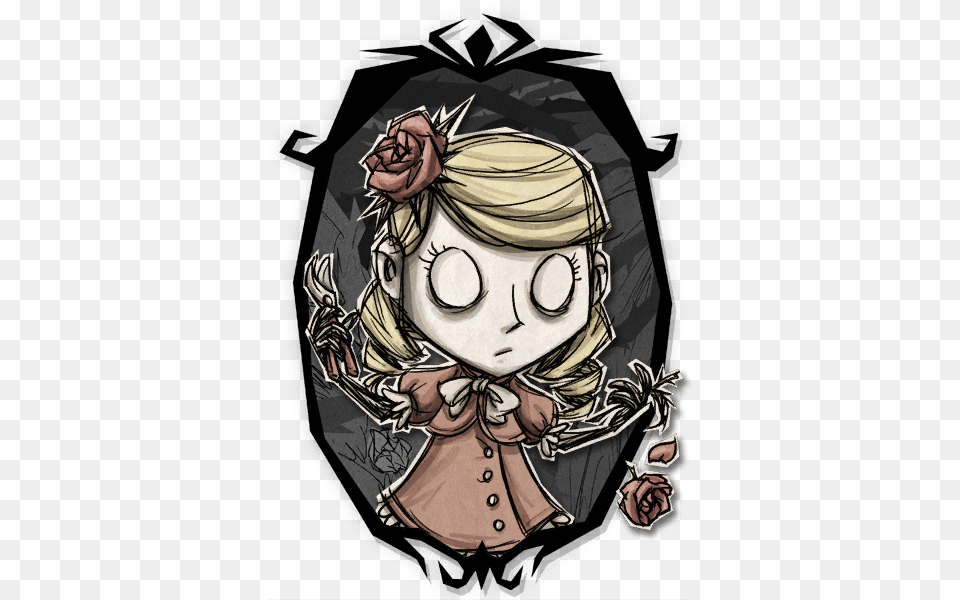 Wendy Rose Don T Starve Together Victorian Wendy, Publication, Book, Comics, Person Free Transparent Png