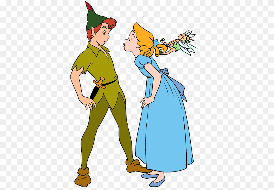 Wendy S Cliparts Disney Peter Pan And Wendy, Adult, Publication, Person, Female Free Transparent Png