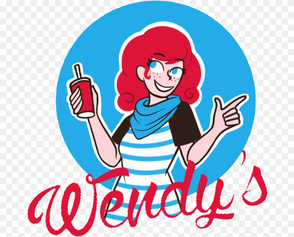 Wendy S Logo Redesign Wendys Logo, Baby, Person, Face, Head Free Transparent Png