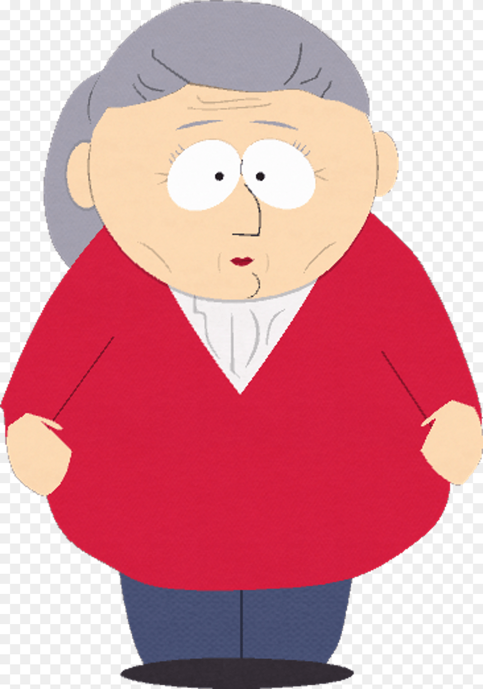 Wendy Testaburger Clipart Royalty Download Grandma South Park Wendy Grandma, Baby, Person, Face, Head Free Png