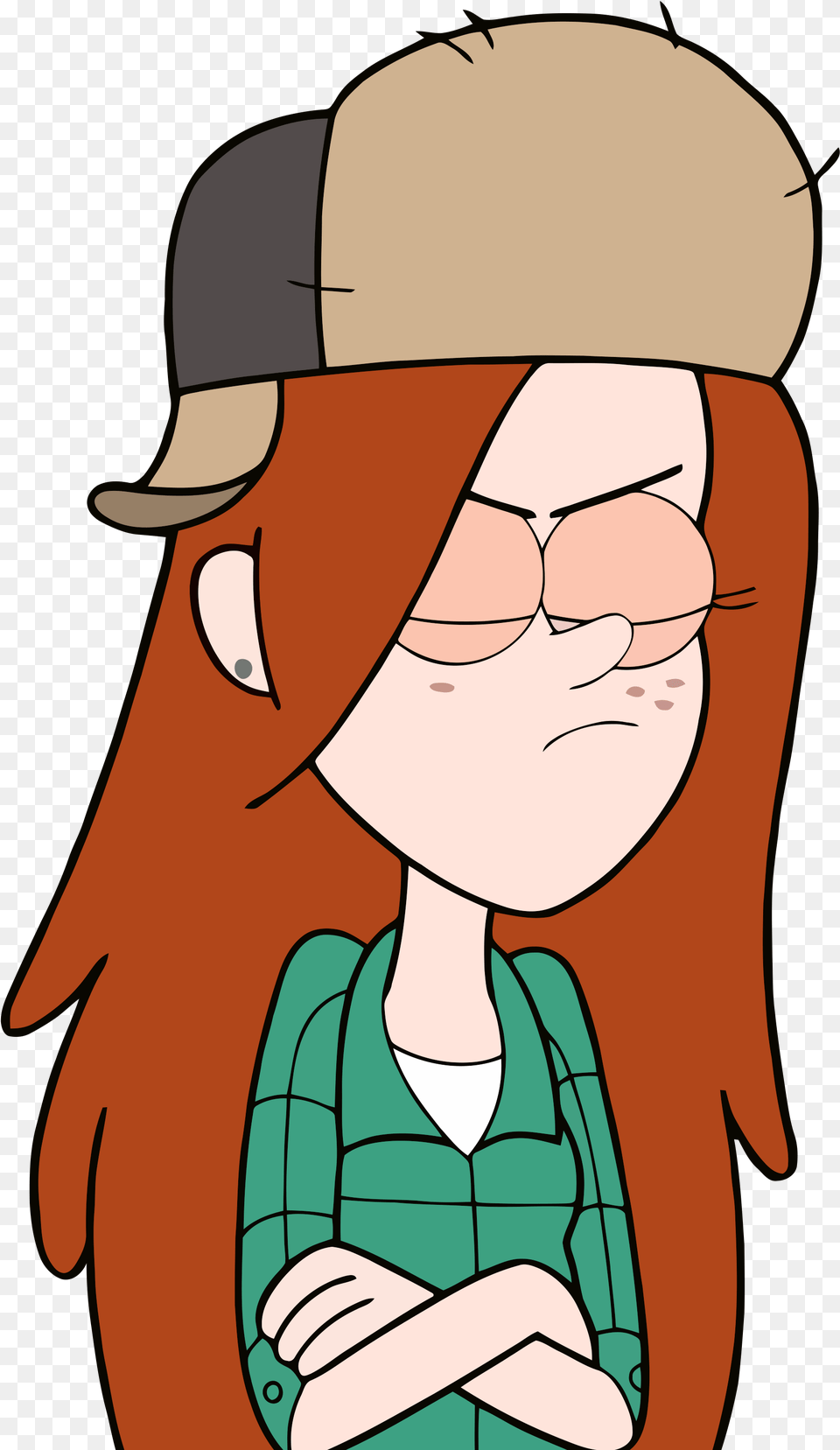 Wendy Transparent Wendy Gravity Falls, Cartoon, Baby, Person, Face Png Image