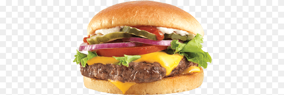 Wendys Cheeseburger, Burger, Food Free Png Download