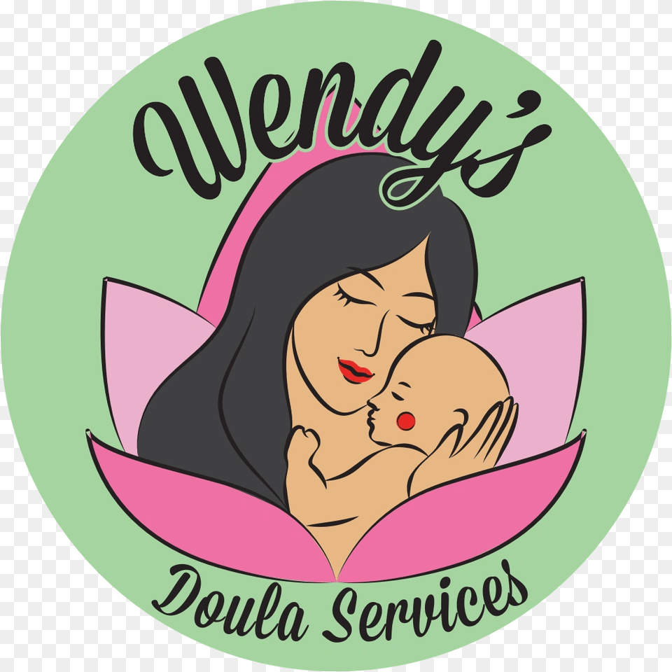 Wendys Doula Services Multithreading, Logo, Person, Face, Head Free Png Download