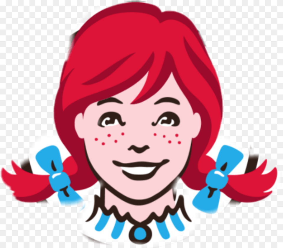 Wendys Logo Clipart Download, Baby, Face, Head, Person Free Png