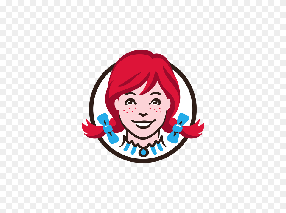 Wendys Logo Transparent Wendys Logo Images, Sticker, Face, Head, Person Png