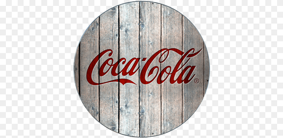 Wenko Glass Trivet Coca Cola Wood Coca Cola, Beverage, Coke, Soda, Disk Free Png Download