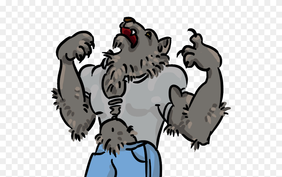 Werewolf, Animal, Wildlife, Mammal, Electronics Png Image