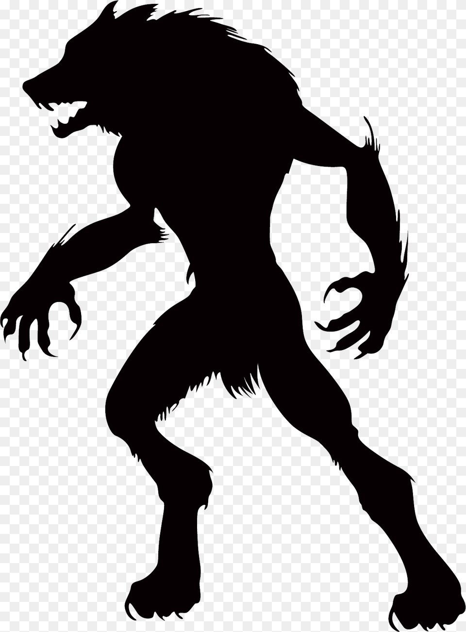 Werewolf, Silhouette, Baby, Person, Animal Free Transparent Png