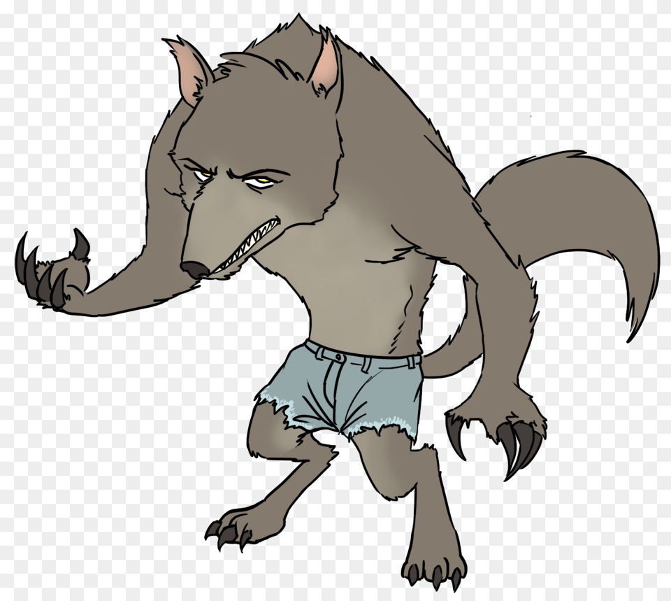 Werewolf, Clothing, Shorts, Baby, Person Free Png