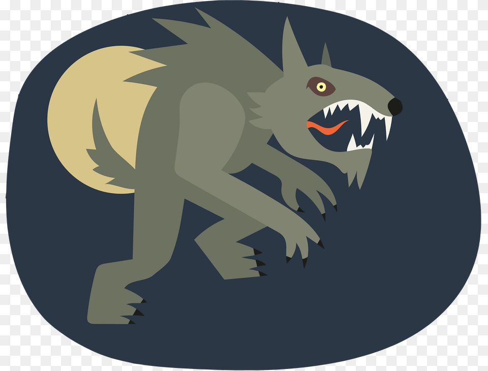 Werewolf Clipart, Animal, Fish, Sea Life, Shark Png Image