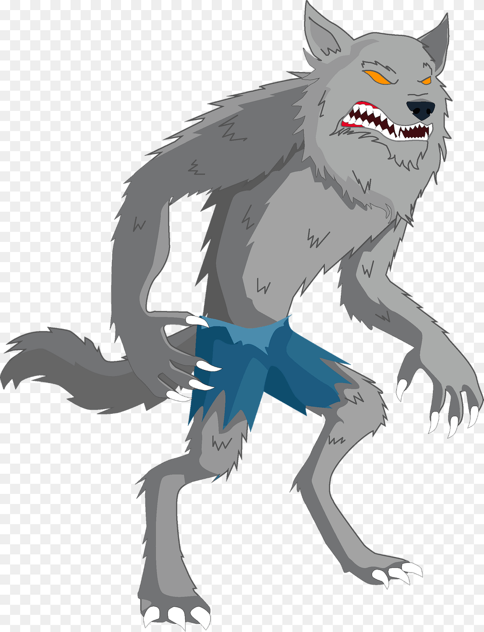 Werewolf Clipart, Animal, Mammal, Wolf, Coyote Png