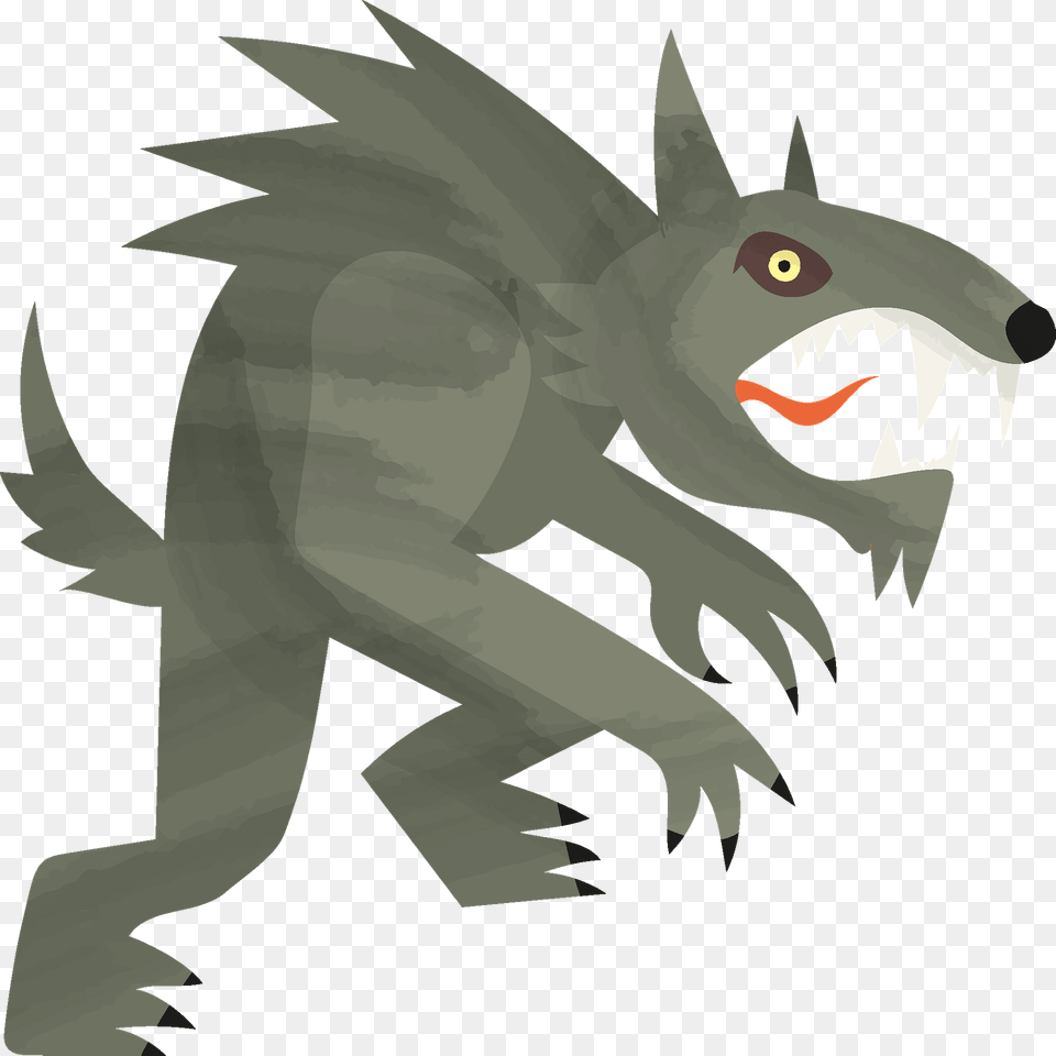 Werewolf Clipart, Animal, Fish, Sea Life, Shark Png Image