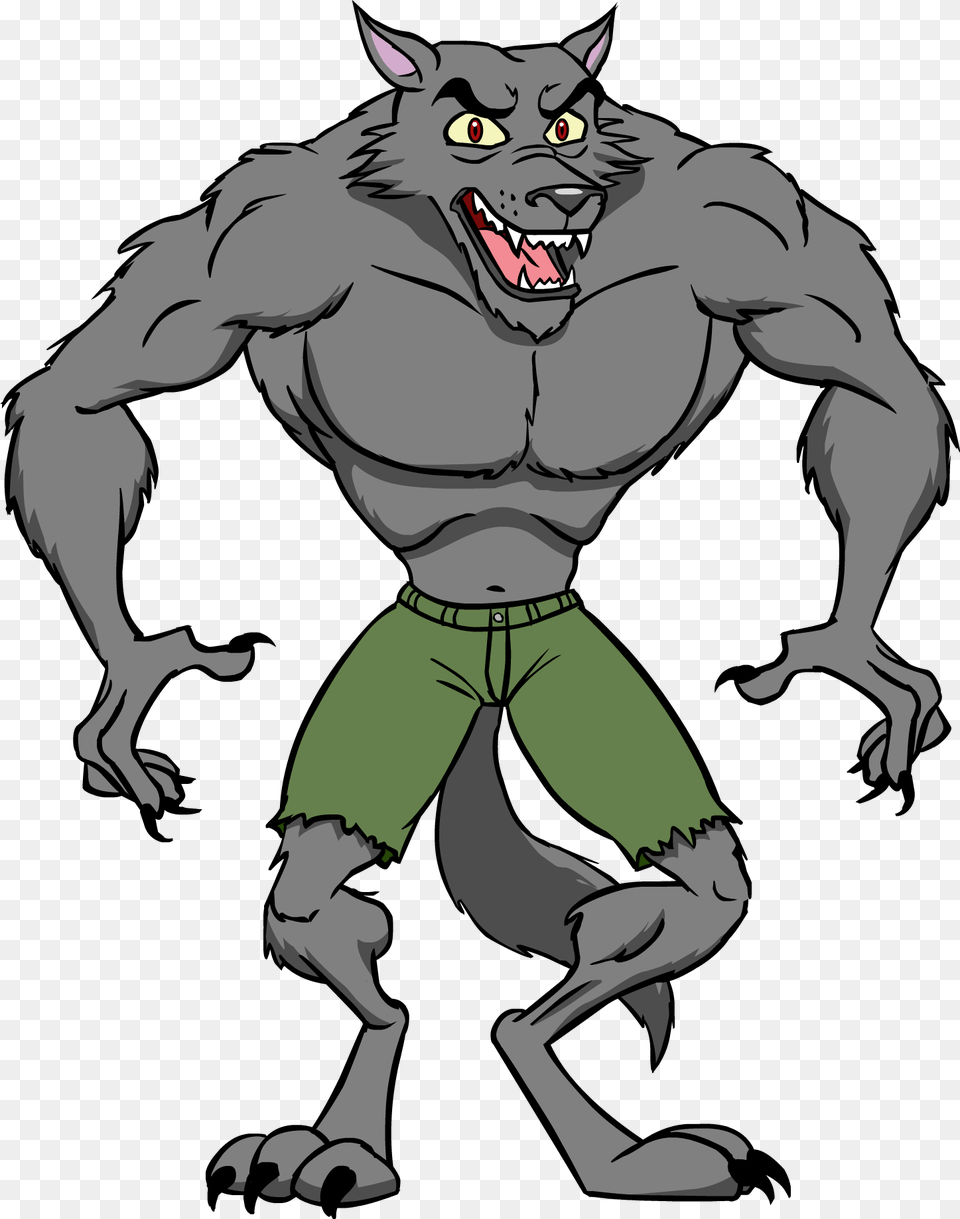 Werewolf Clipart Were Wolf Werewolf Clipart, Art, Adult, Male, Man Png