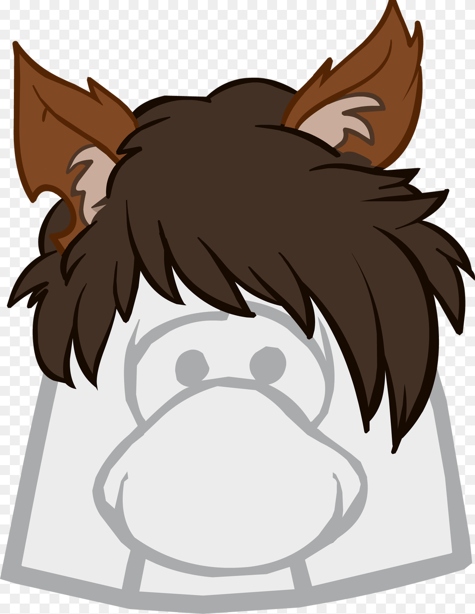 Werewolf Ears Clothing Icon Id Club Penguin The Flip, Book, Comics, Publication, Baby Png