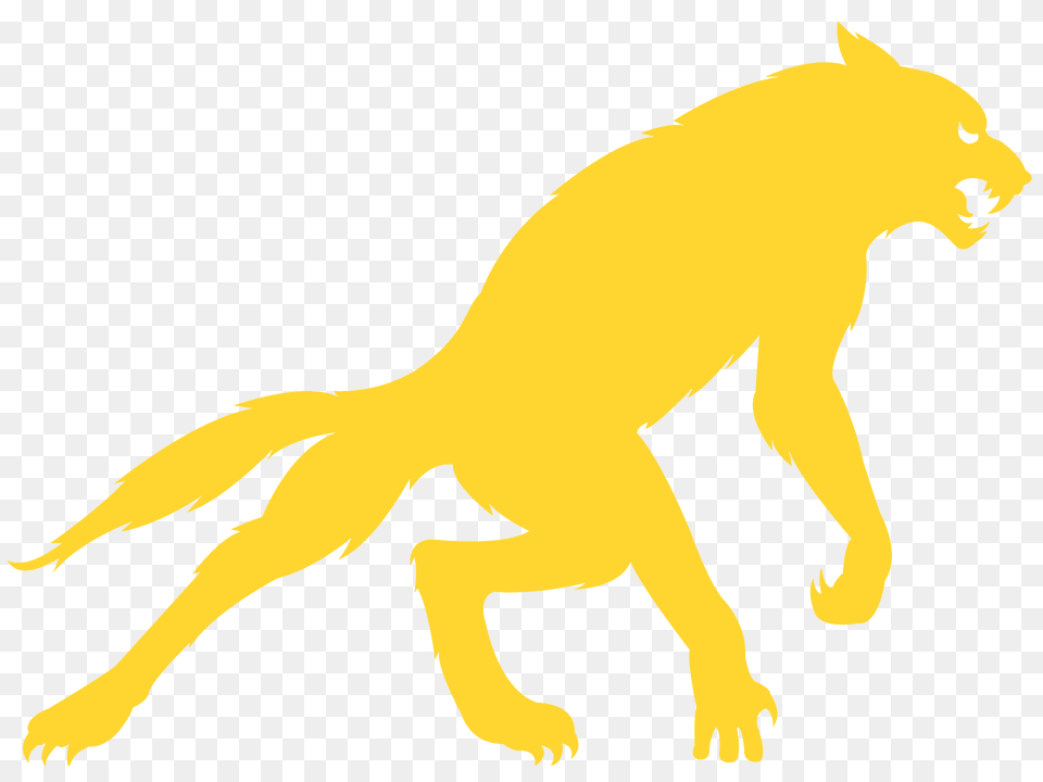 Werewolf Silhouette, Animal, Dinosaur, Reptile, Mammal Free Png Download