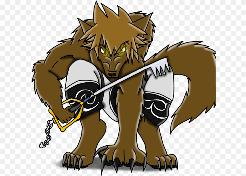 Werewolf Sora By Werewolfprotecter Kingdom Hearts Werewolf Fanfiction, Baby, Person, Animal, Lion Png Image