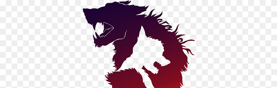 Werewolf Wolf Warg Projects Illustration, Purple, Silhouette, Art, Graphics Free Transparent Png