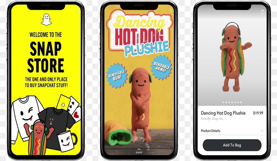 Wersm Snapchat Store Dancing Hot Dog Snapchat Dancing Hot Dog Plushie, Electronics, Phone, Mobile Phone, Baby Free Png