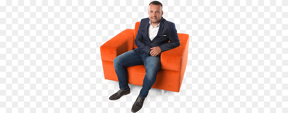 Wesley Geelhoed Sitting, Blazer, Person, Clothing, Coat Free Png Download