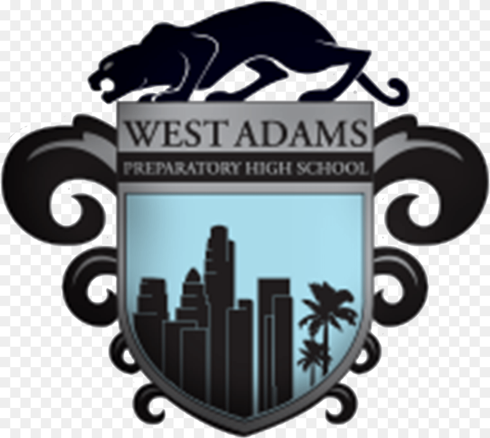 West Adams Panthers West Adams Preparatory High School, Emblem, Symbol Png