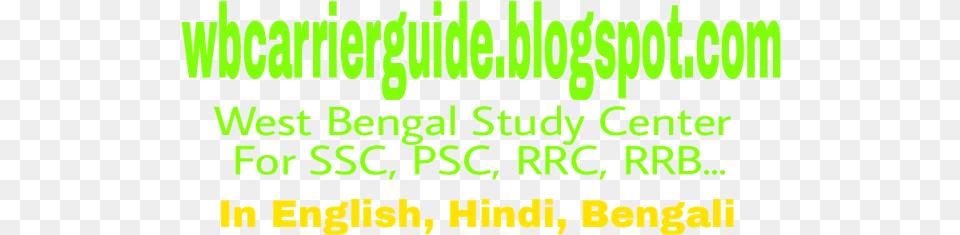 West Bengal Carrier Guide A Online Study Center For Test, Scoreboard, Green, Text Png Image