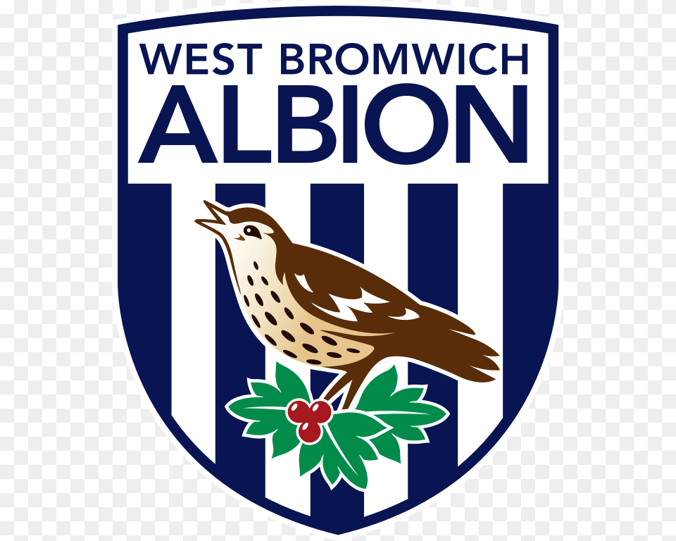 West Bromwich Albion Logo, Animal, Anthus, Bird, Badge Free Transparent Png