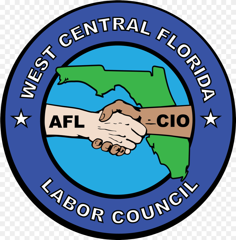 West Central Florida Labor Council Afl Cio West Central Florida Afl Cio, Body Part, Hand, Person, Logo Free Png