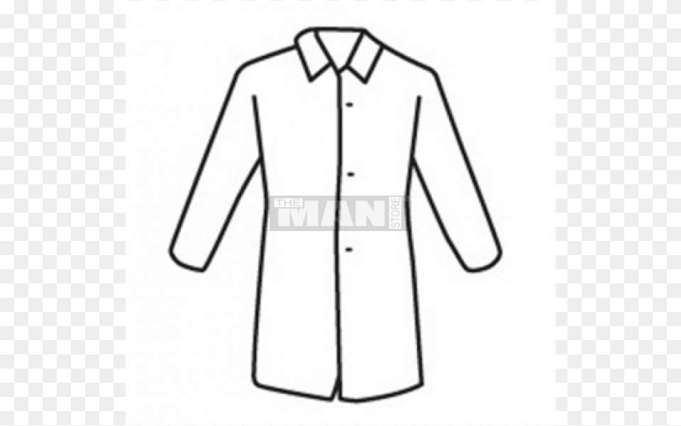 West Chester 3511 Sbp White Lab Coat No Pocket Lab Coat Drawing, Clothing, Lab Coat, Shirt Png Image