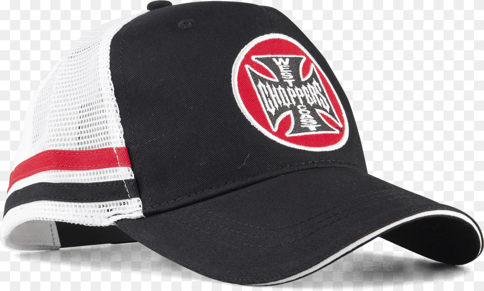 West Coast Choppers Tank Logo Trucker For Baseball, Baseball Cap, Cap, Clothing, Hat Png Image