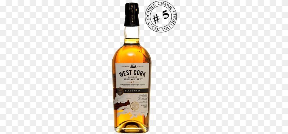 West Cork Irish Whiskey West Cork Black Cask, Alcohol, Beverage, Liquor, Whisky Free Png Download