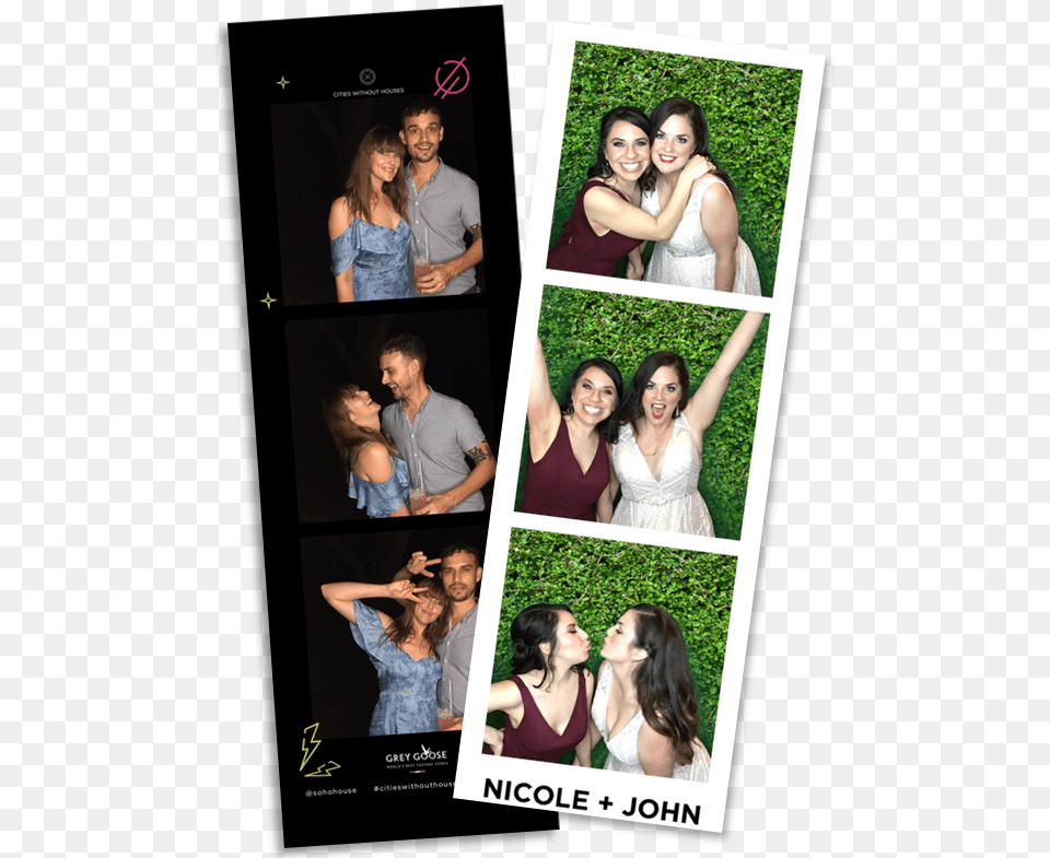 West Hollywood Photo Booth Rental Collage, Head, Grass, Photography, Plant Png