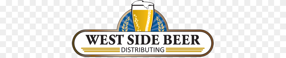 West Side Beer Distributing, Alcohol, Beverage, Glass, Lager Free Png