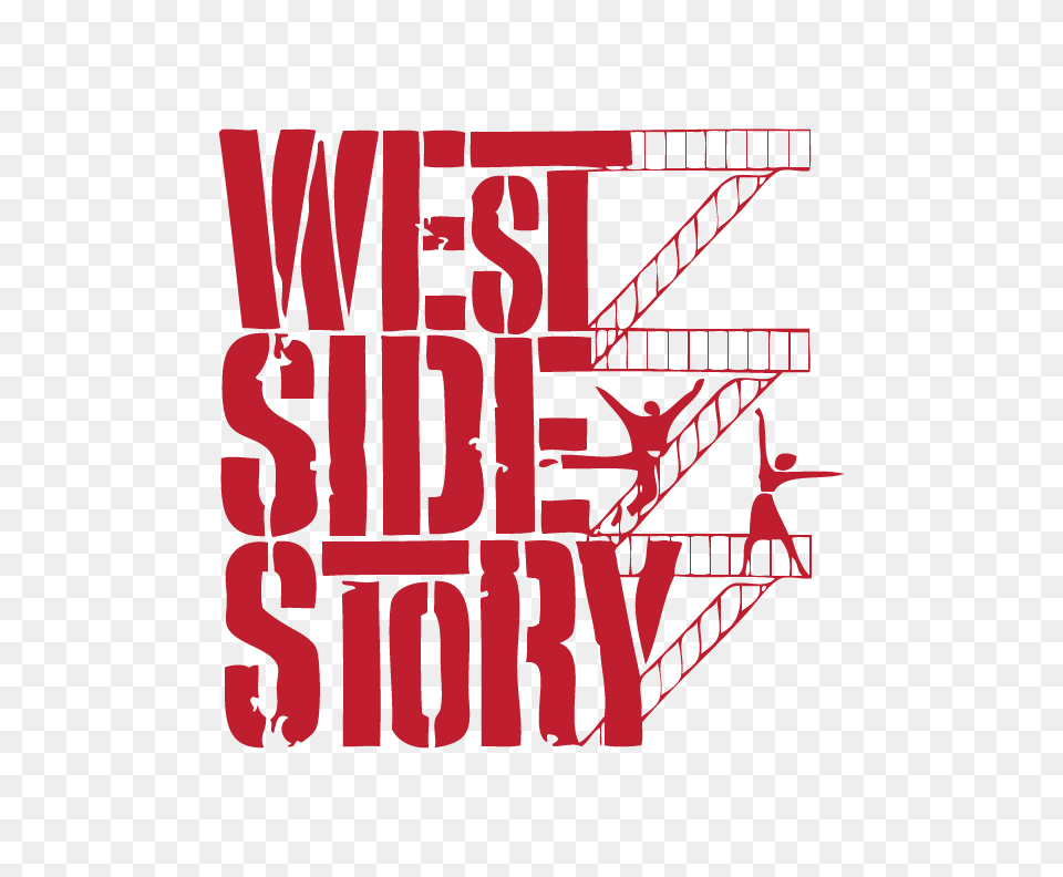 West Side Story Logo Red, Advertisement, Poster, Person, Book Png