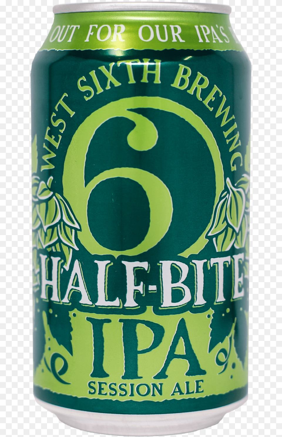 West Sixth Brewing Can, Alcohol, Beer, Beverage, Tin Png Image