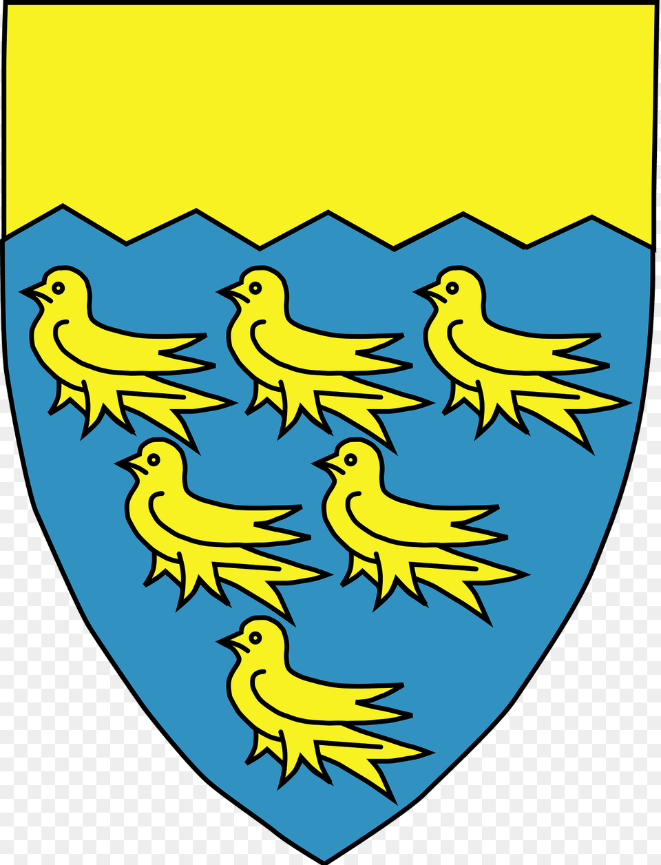 West Sussex Arms Clipart, Animal, Bird Free Png