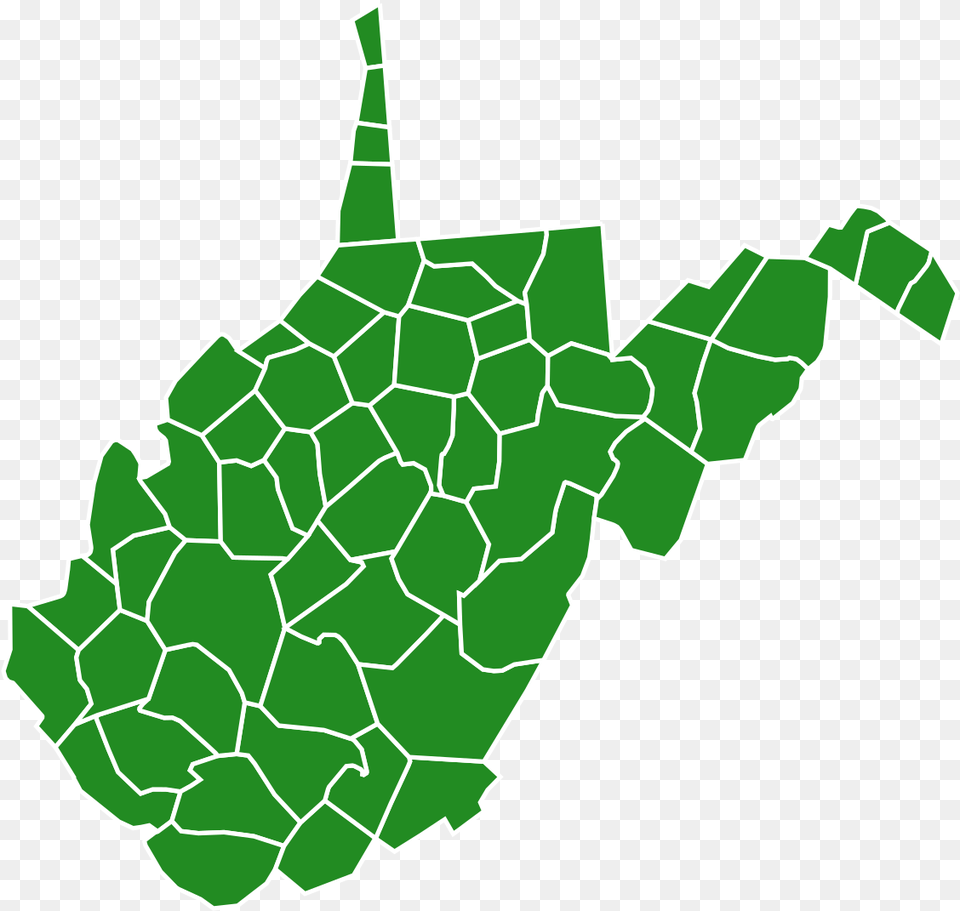 West Virginia Electoral Map 2016, Green, Art, Leaf, Paper Free Transparent Png