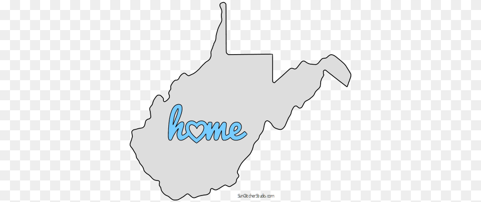 West Virginia Home Heart Stencil Pattern Template Shape Map Of West Virginia, Baby, Person, Pottery, Cookware Free Transparent Png