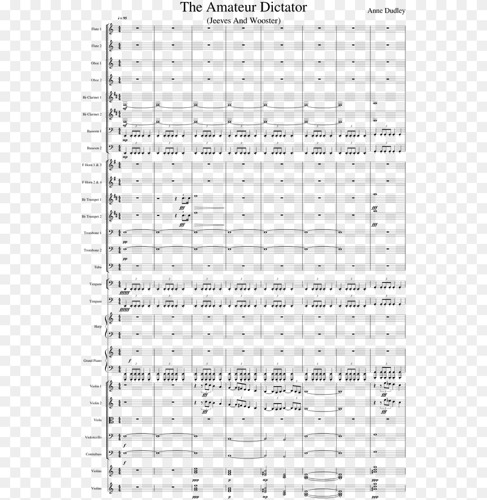 West Wing Theme Sheet Music Violin, Gray Free Png Download