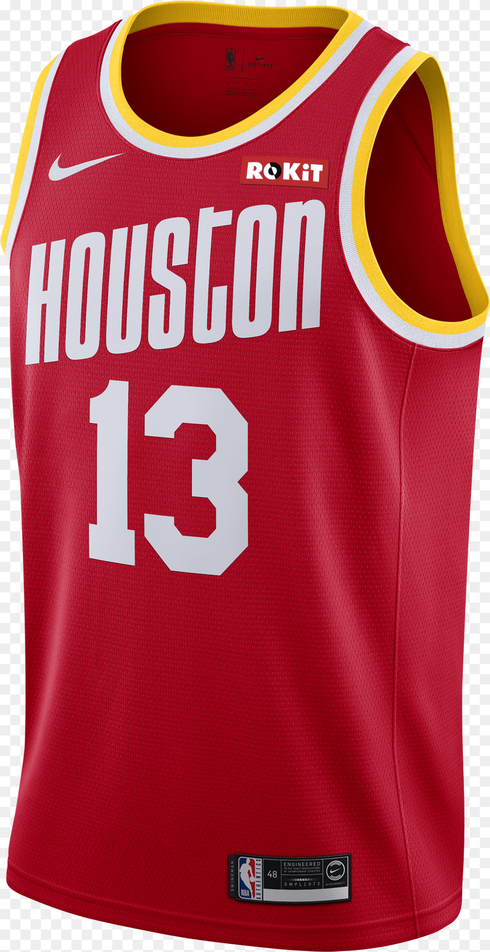Westbrook Throwback Rockets Jersey, Clothing, Shirt, First Aid Png Image