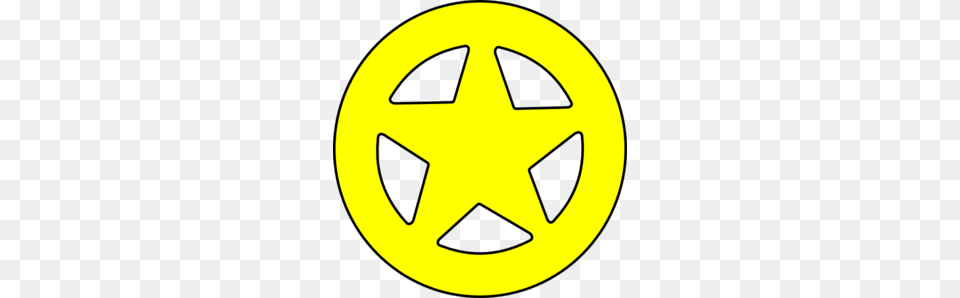 Western Badge Cliparts, Symbol, Star Symbol, Disk Free Png