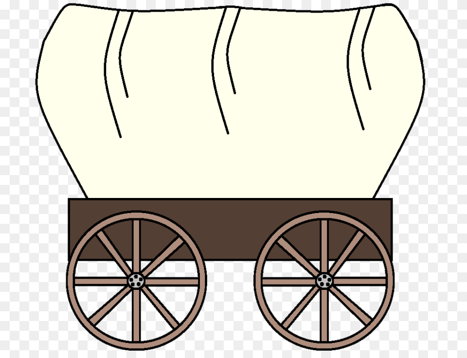 Western Clipart Covered Wagon, Machine, Transportation, Vehicle, Wheel Free Transparent Png