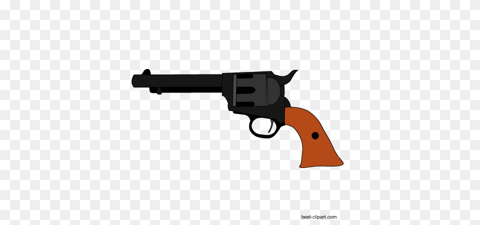 Western Cowboy Cowgirl Clip Art, Firearm, Gun, Handgun, Weapon Free Png Download
